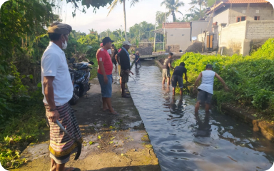 Bulan Bung Karno, Menjaga Kebersihan Semua Sumber Mata Air dan Aliran Sungai di Desa Kediri